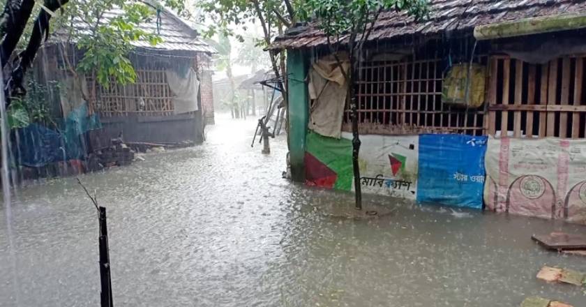 নিম্নাঞ্চল, প্লাবিত, পরিবার, ঘরবাড়ি, দুর্ভোগে , প্লাবিত