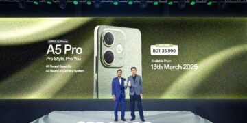 বাংলাদেশের বাজারে অলরাউন্ড’ পারফরম্যান্সের ‘অপো এ৫ প্রো’ উন্মোচন