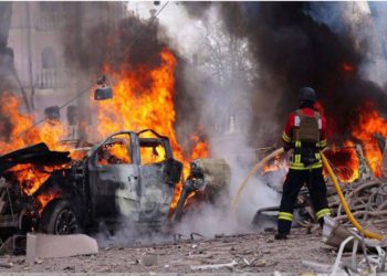 রাশিয়ার ক্ষেপণাস্ত্র ও ড্রোন হামলা