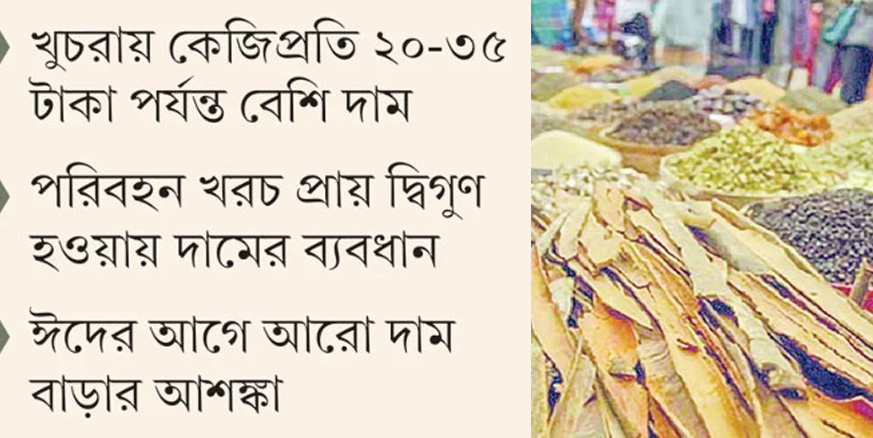 মশলার পাইকারি বাজার স্থিতিশীল